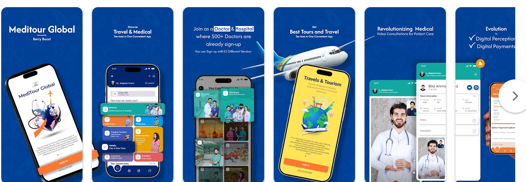 Best MediTour App — A travel & medical-tourism mobile application for discovering and booking trips.